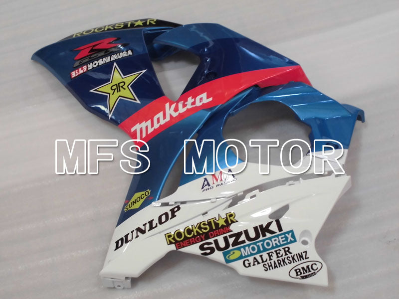 Suzuki GSXR1000 2009-2016 Injection ABS Fairing - Rockstar - White Blue - MFS2718 - Fairings Kit