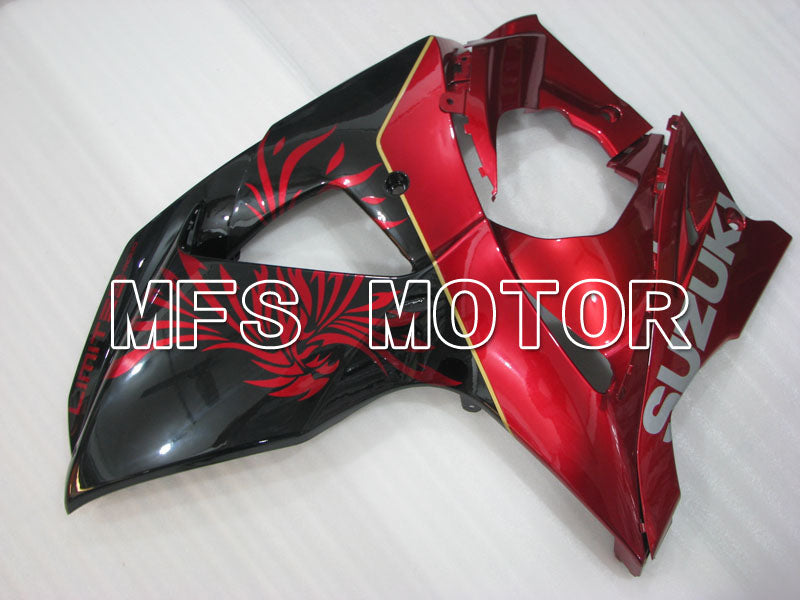 Suzuki GSXR1000 2009-2016 Injection ABS Fairing - Factory Style - Black red - MFS2730 - Fairings Kit