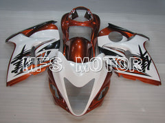 Suzuki GSXR1300 Hayabusa 2008-2020 Injection ABS Fairing - Fatcory - Orange White - MFS2757 - Fairings Kit
