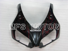 Honda CBR1000RR 2006-2007 Injection ABS Fairing - Flame - Black Red - MFS2881 - Fairings Kit