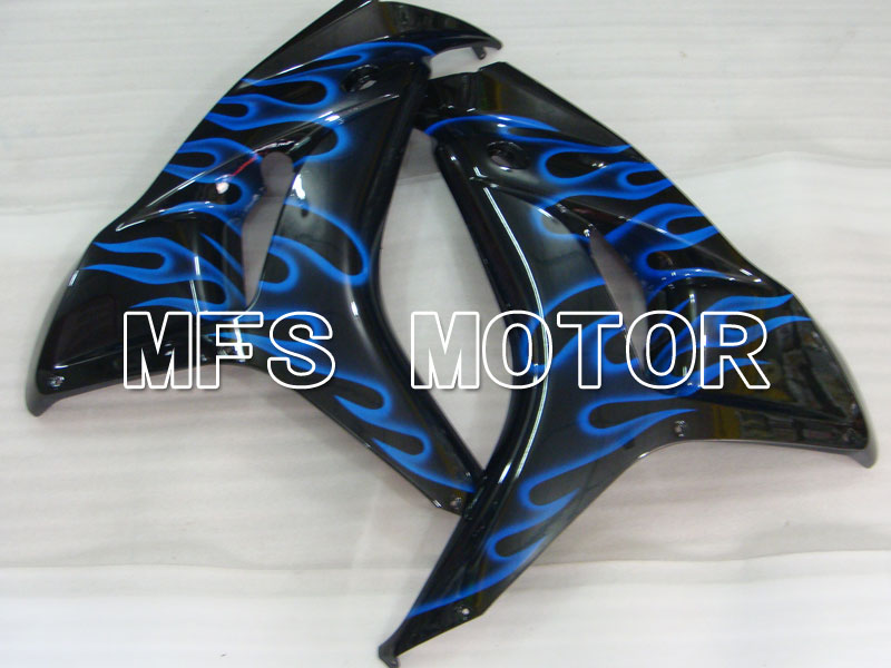 Honda CBR1000RR 2006-2007 Injection ABS Fairing - Flame - Black Blue - MFS2884 - Fairings Kit