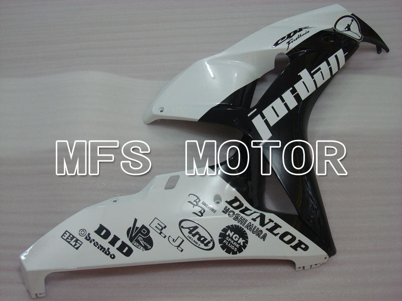 Honda CBR1000RR 2006-2007 Injection ABS Fairing - Jordan - Black White - MFS2886 - Fairings Kit