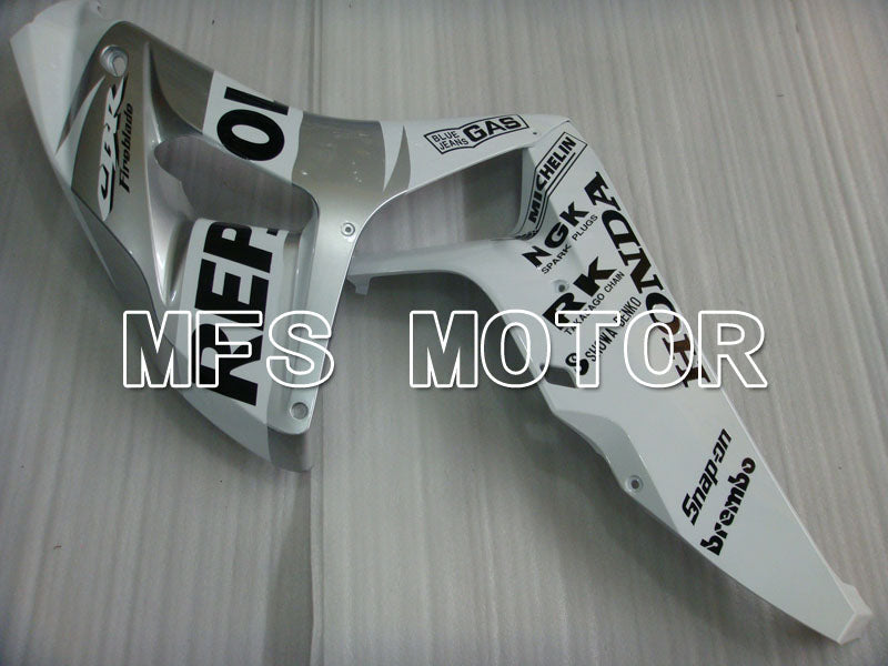 Honda CBR1000RR 2006-2007 Injection ABS Fairing - Repsol - Silver White - MFS2898 - Fairings Kit