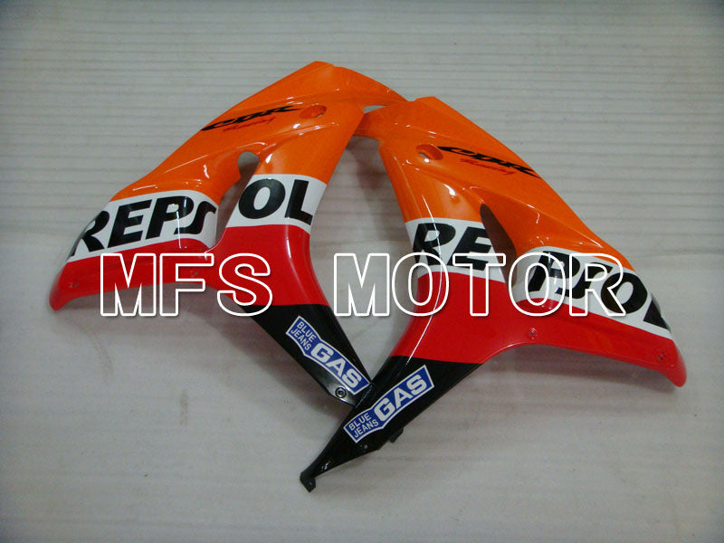 Honda CBR1000RR 2006-2007 Injection ABS Fairing - Repsol - Orange Red Black - MFS2900 - Fairings Kit