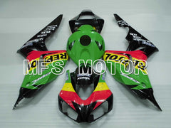 Honda CBR1000RR 2006-2007 Injection ABS Fairing - Repsol - Green Yellow Black - MFS2910 - Fairings Kit