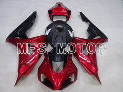 Honda CBR1000RR 2006-2007 Injection ABS Fairing - Factory Style - Black Red - MFS2914 - Fairings Kit