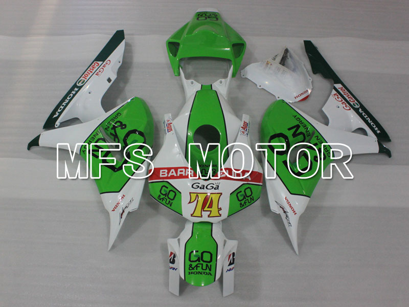 Honda CBR1000RR 2006-2007 Injection ABS Fairing - GO&FUN - White Green - MFS2923 - Fairings Kit