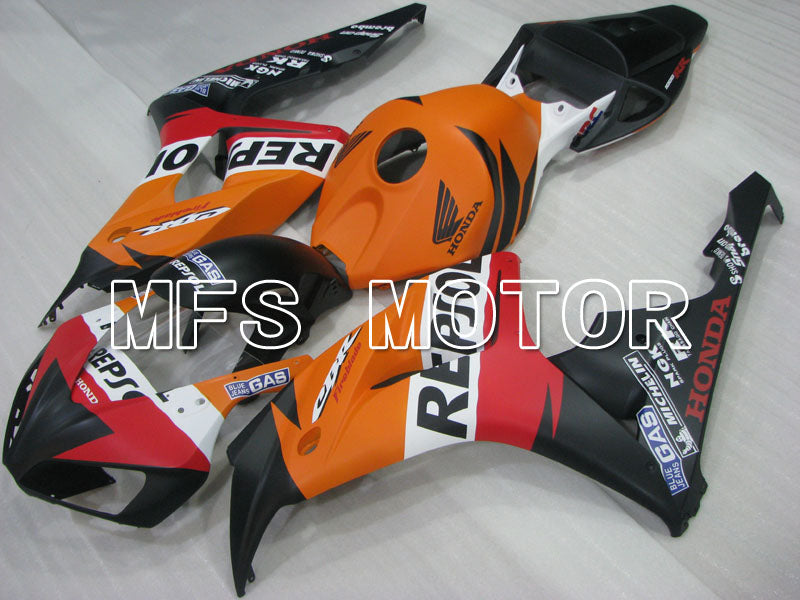 Honda CBR1000RR 2006-2007 Injection ABS Fairing - Repsol - Orange Red Black - MFS2925 - Fairings Kit