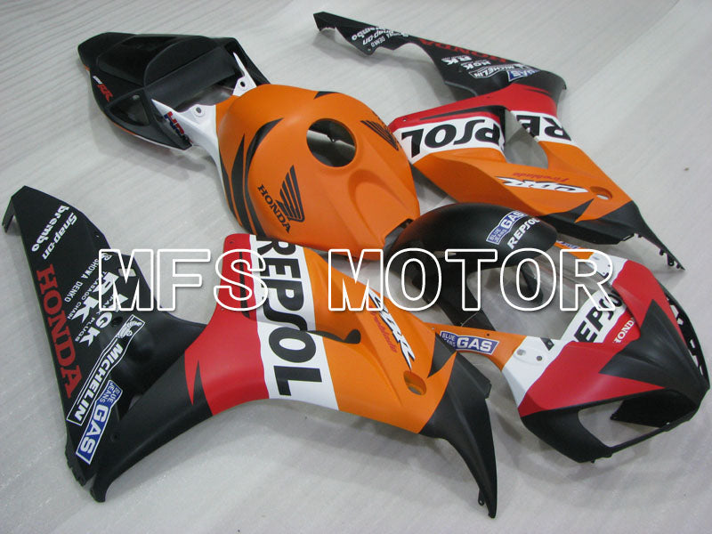 Honda CBR1000RR 2006-2007 Injection ABS Fairing - Repsol - Orange Red Black - MFS2925 - Fairings Kit