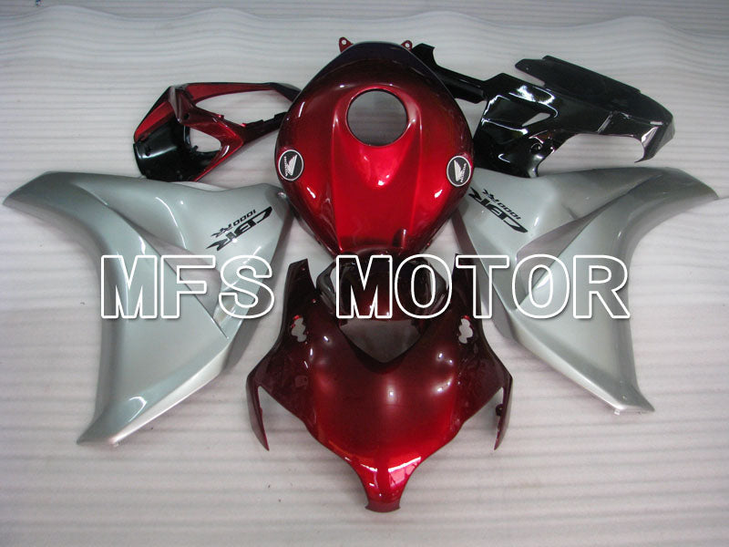 Honda CBR1000RR 2008-2011 Injection ABS Fairing - Factory Style - Red Silver - MFS2944 - Fairings Kit