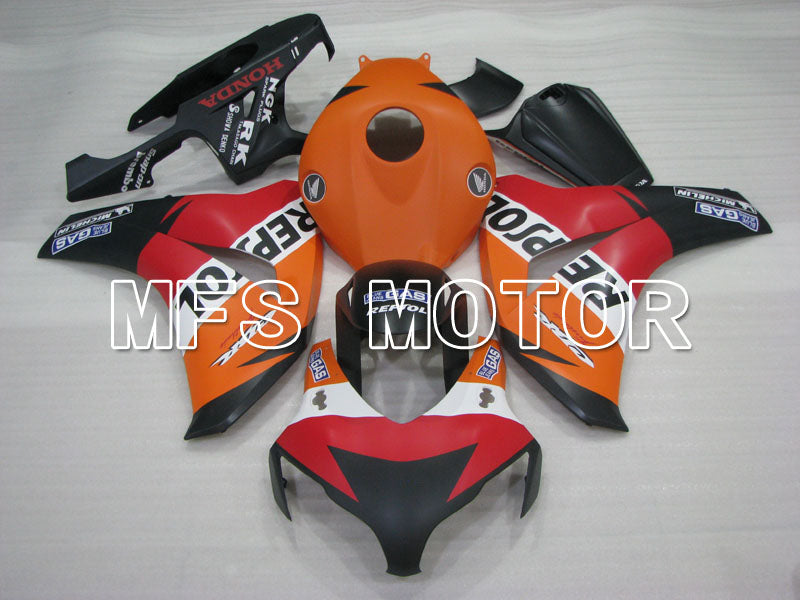 Honda CBR1000RR 2008-2011 Injection ABS Fairing - Repsol - Orange Red Black - MFS2988 - Fairings Kit