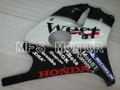 Honda CBR250RR 1990-1994 Injection ABS Fairing - West - Black White - MFS3035 - Fairings Kit