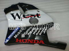 Honda CBR250RR 1990-1994 Injection ABS Fairing - West - Black White - MFS3035 - Fairings Kit