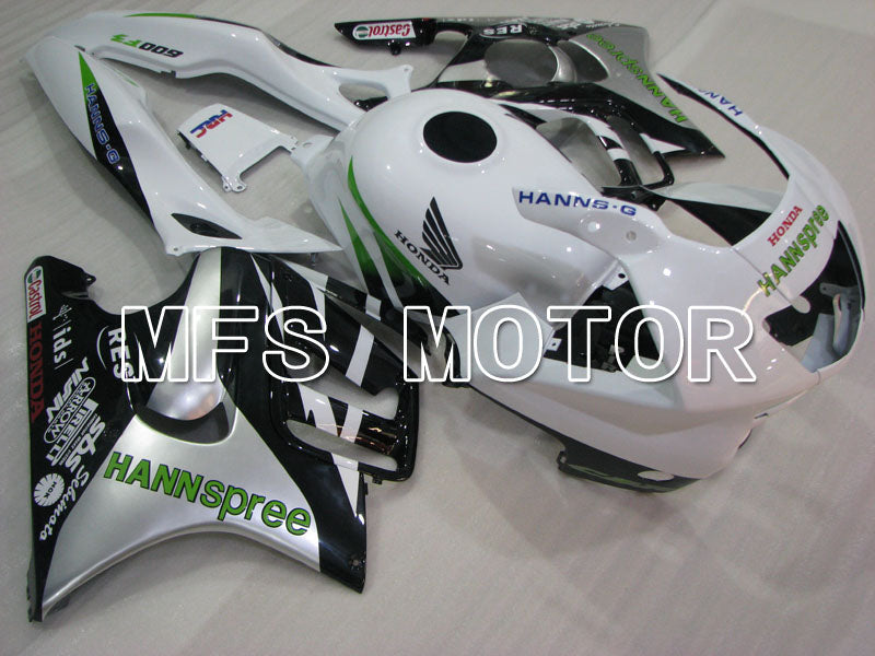Honda CBR600 F3 1997-1998 Injection ABS Fairing - HANN Spree - Black White - MFS3062 - Fairings Kit
