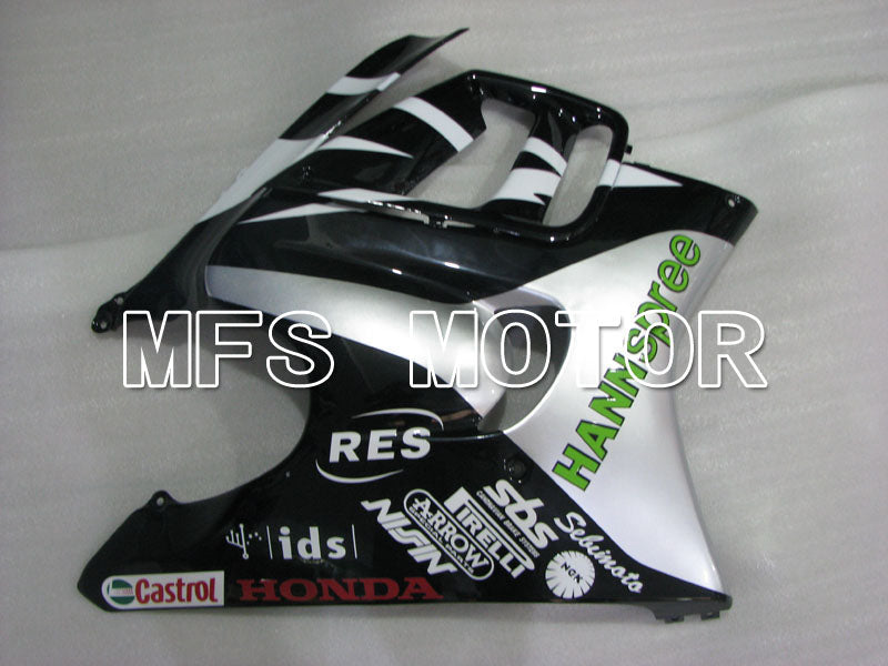 Honda CBR600 F3 1997-1998 Injection ABS Fairing - HANN Spree - Black White - MFS3062 - Fairings Kit