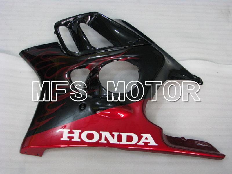 Honda CBR600 F3 1995-1996 Injection ABS Fairing - Flame - Black Red - MFS3042 - Fairings Kit