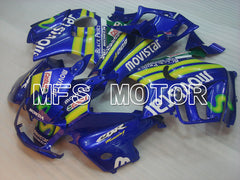 Honda CBR600 F3 1997-1998 Injection ABS Fairing - Movistar - Blue - MFS3065 - Fairings Kit