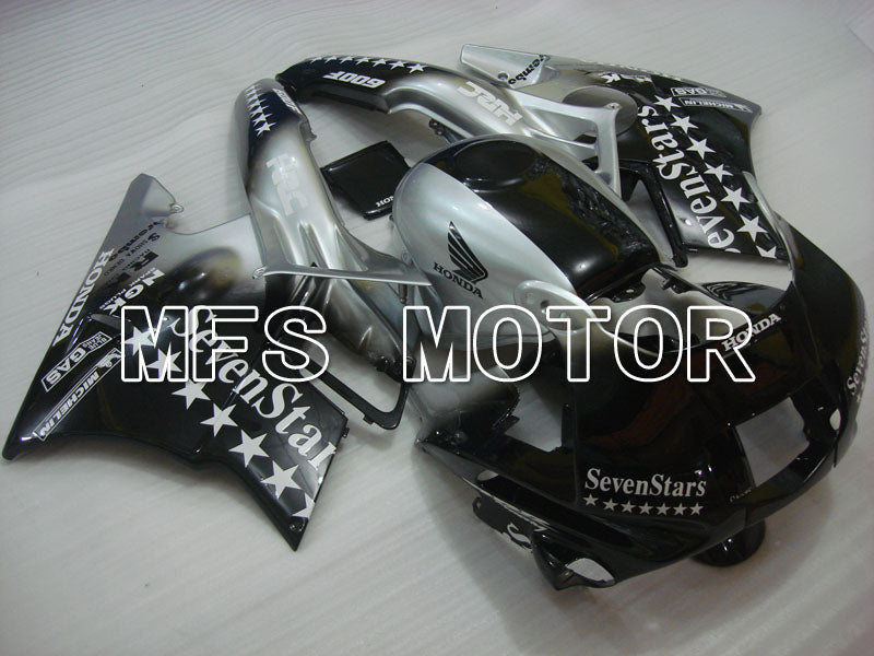 Honda CBR600 F2 1991-1994 ABS Fairing - SevenStars - Black Silver - MFS3100 - Fairings Kit