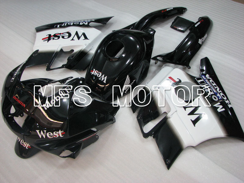 Honda CBR600 F2 1991-1994 ABS Fairing - West - Black White - MFS3109 - Fairings Kit