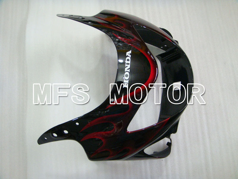 Honda CBR600 F4 1999-2000 Injection ABS Fairing - Flame - Black Red - MFS3123 - Fairings Kit