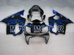 Honda CBR600 F4i 2001-2003 Injection ABS Fairing - Flame - Black Blue - MFS3145 - Fairings Kit