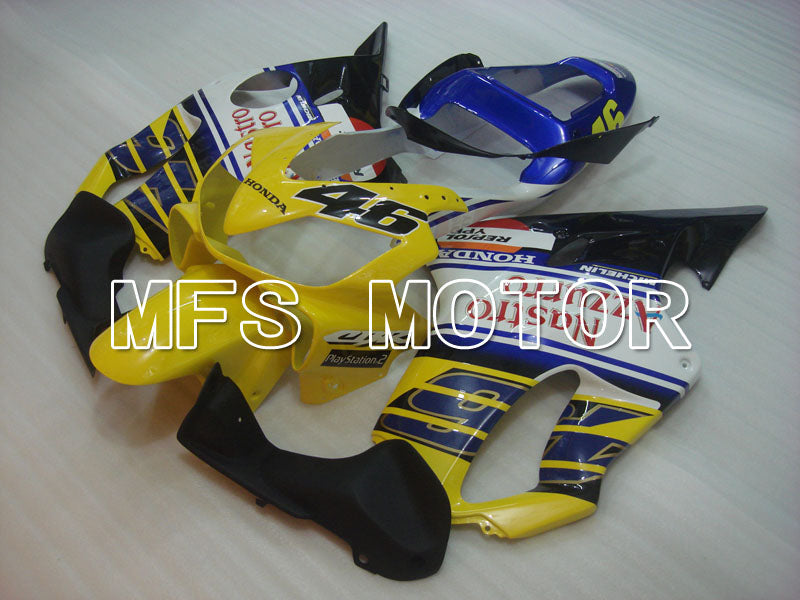 Honda CBR600 F4i 2001-2003 Injection ABS Fairing - Nastro Azzurro - Black Yellow - MFS3150 - Fairings Kit