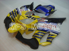 Honda CBR600 F4i 2001-2003 Injection ABS Fairing - Nastro Azzurro - Black Yellow - MFS3150 - Fairings Kit