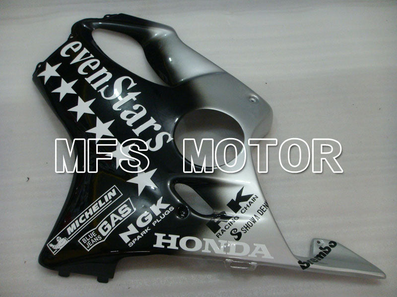 Honda CBR600 F4i 2001-2003 Injection ABS Fairing - SevenStars - Black Silver - MFS3163 - Fairings Kit