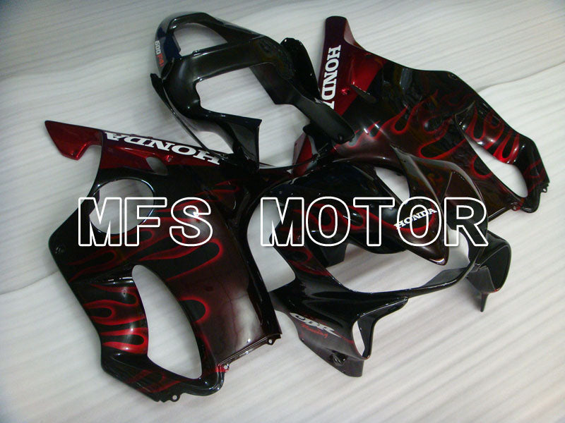 Honda CBR600 F4i 2001-2003 Injection ABS Fairing - Flame - Black Red - MFS3173 - Fairings Kit