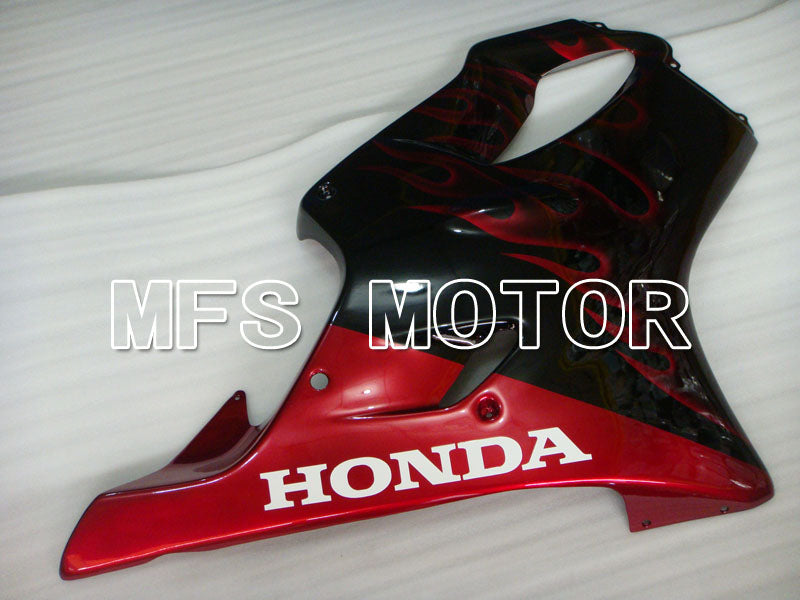 Honda CBR600 F4i 2001-2003 Injection ABS Fairing - Flame - Black Red - MFS3173 - Fairings Kit