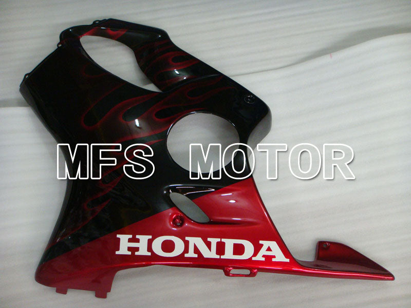 Honda CBR600 F4i 2001-2003 Injection ABS Fairing - Flame - Black Red - MFS3173 - Fairings Kit