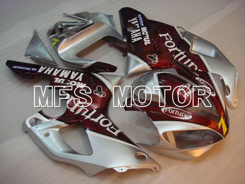 Yamaha YZF-R1 2000-2001 Injection ABS Fairing - Fortuna - Red Silver - MFS3268 - Fairings Kit