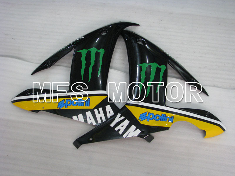 Yamaha YZF-R1 2002-2003 Injection ABS Fairing - Monster - Black Yellow - MFS3299 - Fairings Kit