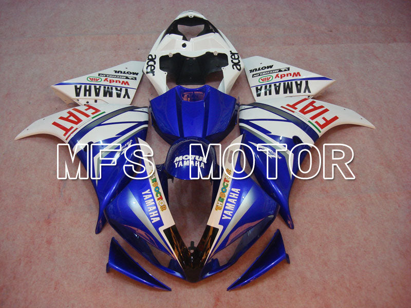 Yamaha YZF-R1 2009-2011 Injection ABS Fairing - FIAT - Blue White - MFS3371 - Fairings Kit