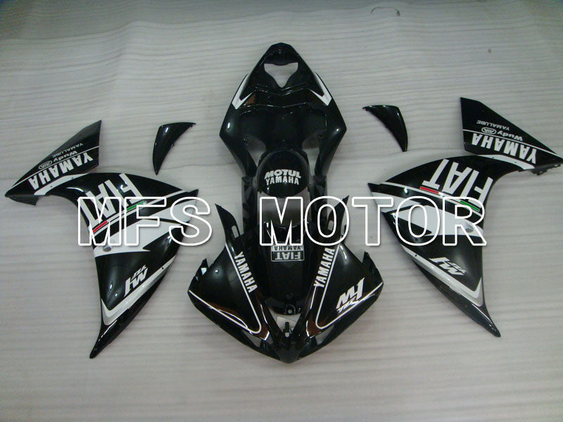 Yamaha YZF-R1 2009-2011 Injection ABS Fairing - FIAT - Black White - MFS3377 - Fairings Kit