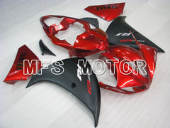 Yamaha YZF-R1 2009-2011 Injection ABS Fairing - Factory Style - Black Red wine color - MFS3396 - Fairings Kit
