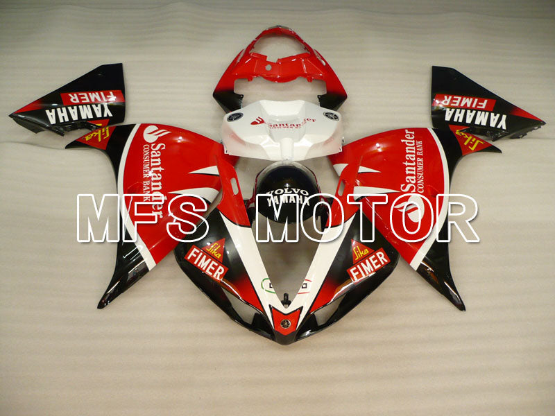 Yamaha YZF-R1 2009-2011 Injection ABS Fairing - Santander - Black Red - MFS3404 - Fairings Kit