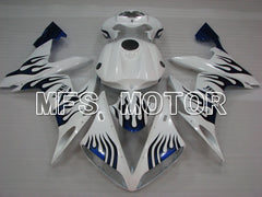Yamaha YZF-R1 2004-2006 Injection ABS Fairing - Flame - Blue White - MFS3410 - Fairings Kit