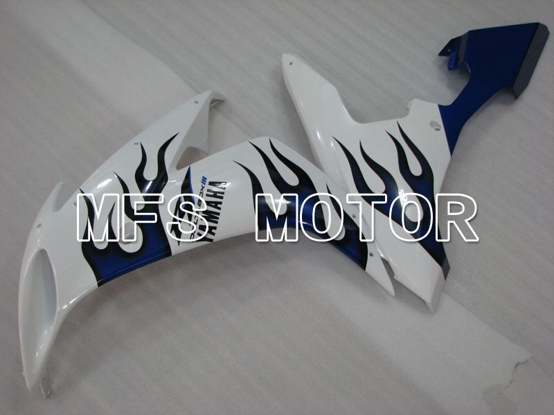 Yamaha YZF-R1 2004-2006 Injection ABS Fairing - Flame - Blue White - MFS3410 - Fairings Kit
