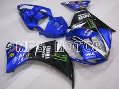 Yamaha YZF-R1 2009-2011 Injection ABS Fairing - Monster - Black Blue - MFS3414 - Fairings Kit