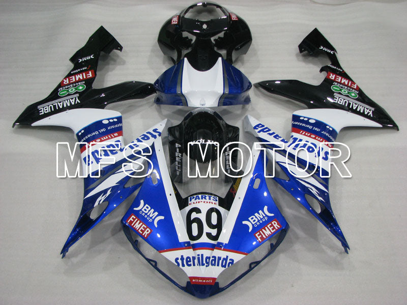 Yamaha YZF-R1 2004-2006 Injection ABS Fairing - Sterilgarda - Black Blue White - MFS3423 - Fairings Kit