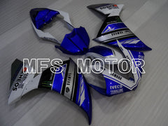Yamaha YZF-R1 2009-2011 Injection ABS Fairing - Monster - White Blue - MFS3439 - Fairings Kit
