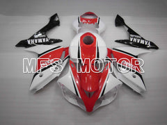 Yamaha YZF-R1 2007-2008 Injection ABS Fairing - Factory Style - White Red - MFS3446 - Fairings Kit
