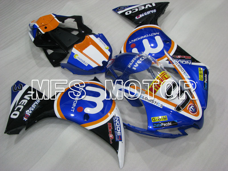 Yamaha YZF-R1 2012-2014 Injection ABS Fairing - MOTORPOINT - Black Blue - MFS3460 - Fairings Kit