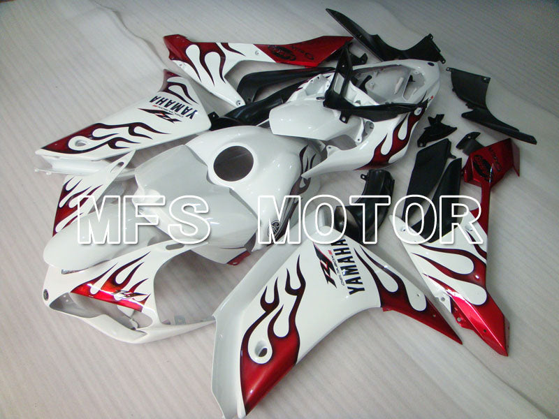 Yamaha YZF-R1 2007-2008 Injection ABS Fairing - Factory Style - White Red - MFS3482 - Fairings Kit