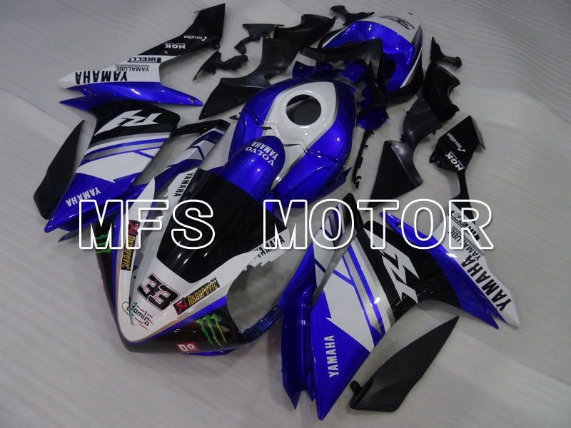 Yamaha YZF-R1 2007-2008 Injection ABS Fairing - Monster - Blue White - MFS3494 - Fairings Kit
