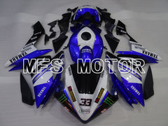 Yamaha YZF-R1 2007-2008 Injection ABS Fairing - Monster - Blue White - MFS3494 - Fairings Kit