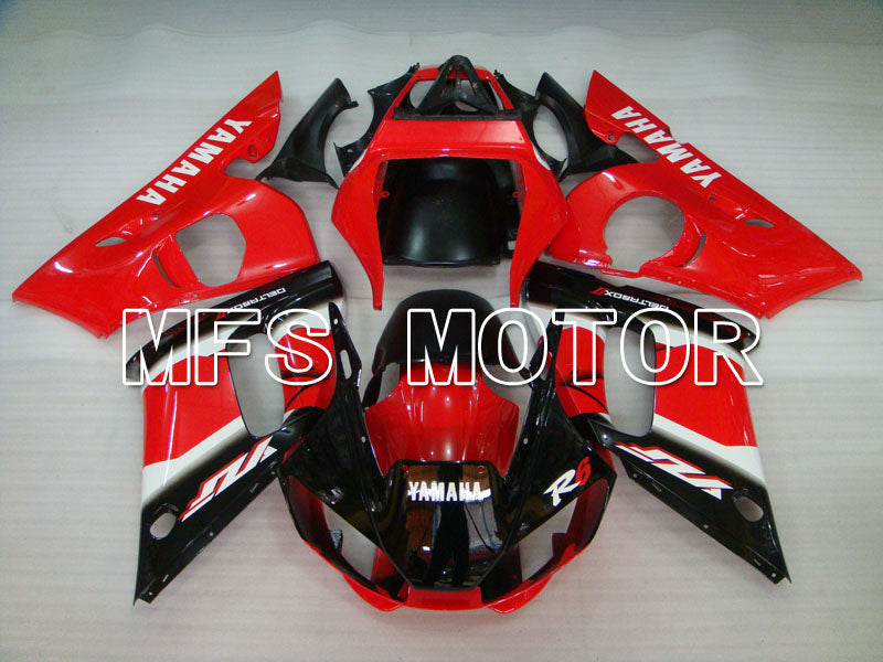 Yamaha YZF-R6 1998-2002 Injection ABS Fairing - Factory Style - Black Red - MFS3505 - Fairings Kit