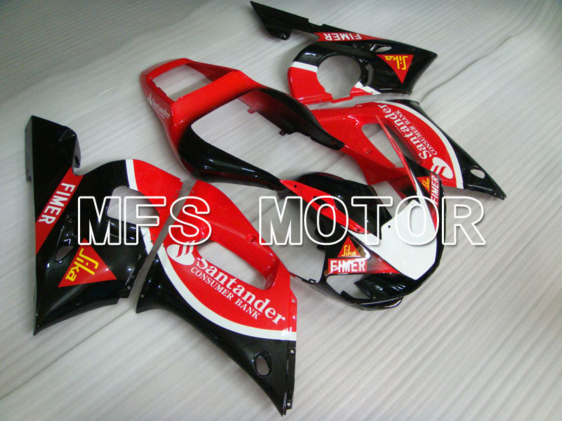Yamaha YZF-R6 1998-2002 Injection ABS Fairing - Santander - Black Red - MFS3513 - Fairings Kit