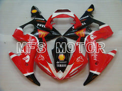 Yamaha YZF-R6 2003-2004 Injection ABS Fairing - Santander - Red Black - MFS3518 - Fairings Kit